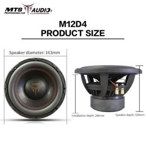 Loa Sub hơi 12 inch cho ô tô MTS-M12D4