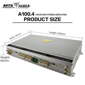 Amply ô tô 4 kênh MTS-A100.4