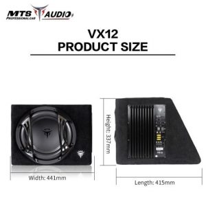 Loa Sub hơi tích hợp amply ô tô MTS-VX12