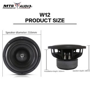 Loa Sub hơi 12 inch ô tô MTS-W12