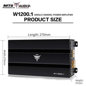 Amply mono ô tô MTS-W1200.1