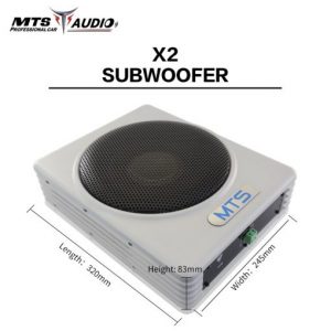 Loa Sub đôi đặt gầm ghế xe ô tô MTS-X2