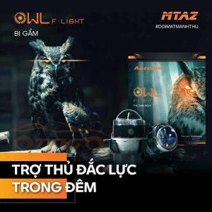 Bi Gầm xenon – Aozoom Owl F- Light (Chân TD)