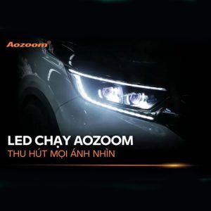 LED CHẠY AOZOOM THỦY TINH PRO-ĐÔI MÍ LUNG LINH CHO Ô TÔ