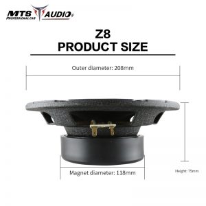 Hệ thống loa trung 8 inch ô tô MTS-Z8