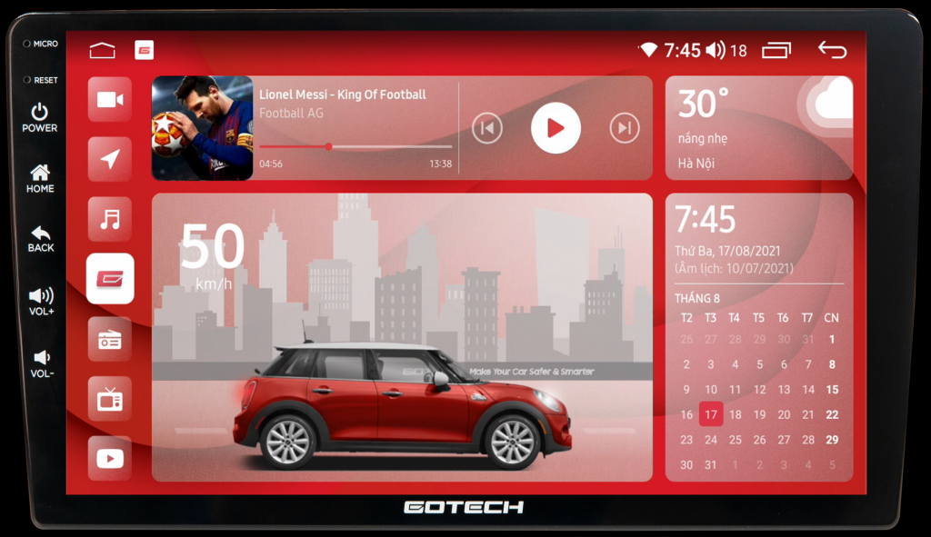 màn hình Android tích hợp Camera 360 độ