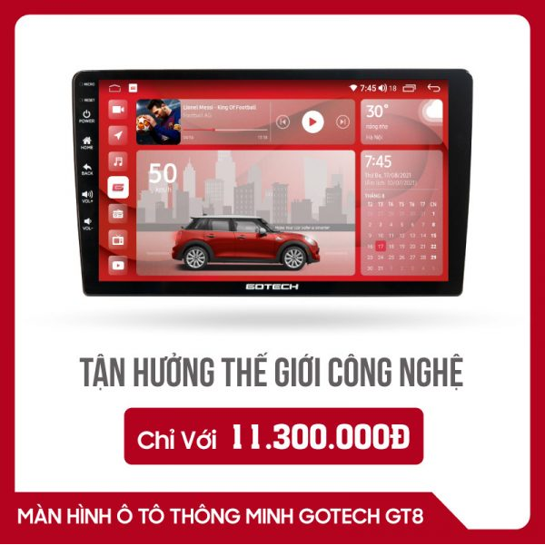 Màn hình Android theo xe gt8