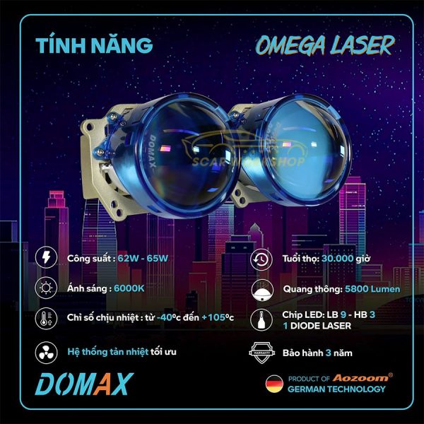 Bi Laser Omega Domax