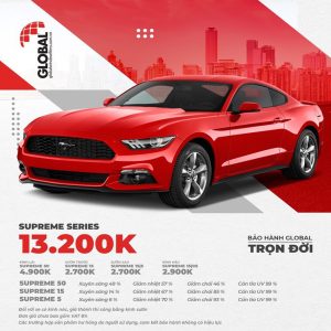 Dán Phim Cách Nhiệt Global Cho xe 4 chỗ - Gói SUPREME SERIS