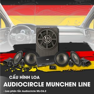 Combo Độ Loa STEG AUDIO MUNCHEN LINE(+Sub điện+Amly 6 kênh)