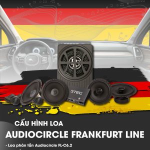 Combo Độ Loa STEG AUDIOCIRCLE FRANKFU LINE(+Sub điện+Amly 4 kênh)