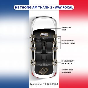 Combo Độ Loa STEG 2-Way Focal