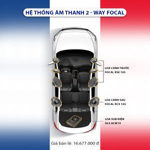 Combo Độ Loa STEG 2- WAY FOCAL