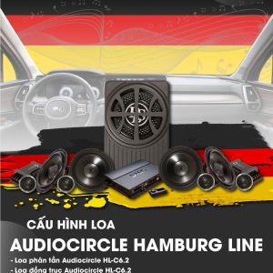 Combo Độ Loa STEG AUDIOCIRCLE HAMBURG LINE(+Amly 8 kênh+Remote STEG+Sub điện)