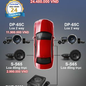 Combo Độ Loa Alpine DP-Series