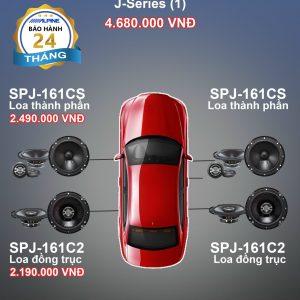 Combo Độ Loa Alpine J-Series