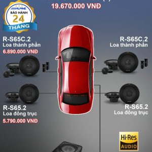 Combo Độ Loa Alpine R-Series